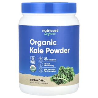 Nutricost, Organic Kale Powder, Bio-Grünkohlpulver, geschmacksneutral, 454 g (16,2 oz.)