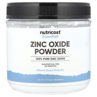 Nutricost, Essential, Zinc Oxide Powder, 17.9 oz (500 g)