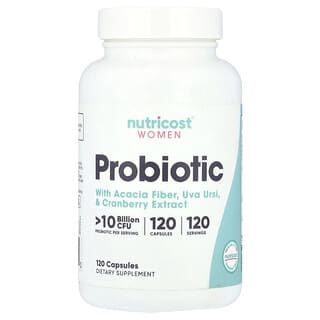 Nutricost, Women, Probiotic, >10 Billion CFU, 120 Capsules