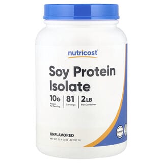 Nutricost, Soy Protein Isolate, Unflavored, 2 lb (907 g)