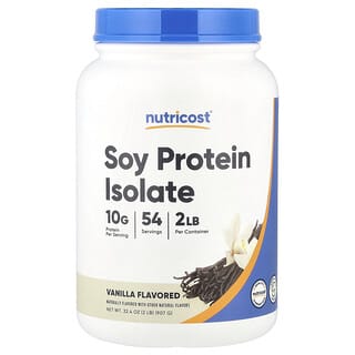 Nutricost, Soy Protein Isolate, Vanilla, 2 lb (907 g)