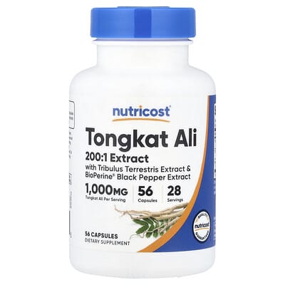 Nutricost, Tongkat Ali, 1000 mg, 60 Capsules (500 mg per capsule)