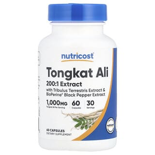 Nutricost, Tongkat Ali, 1.000 mg, 60 Cápsulas (500 mg por Cápsula)