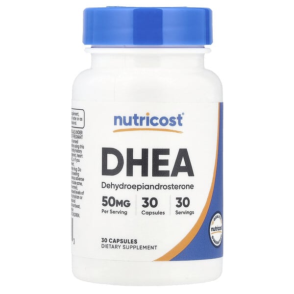 Nutricost, DHEA, 50 mg, 30 Capsules