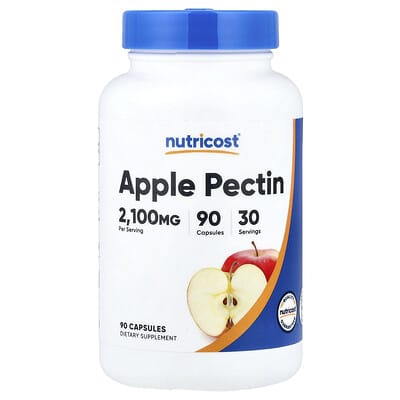 Nutricost, Apple Pectin Capsules, 90 Capsules (700 mg Each)