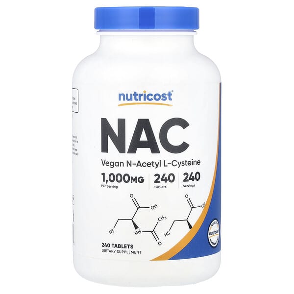 NAC, 1,000 mg, 240 Tablets