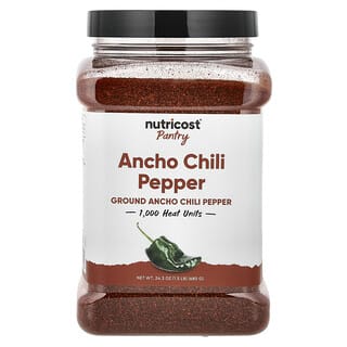 Nutricost, Pantry, Ancho Chili Pepper, 24.3 oz (680 g)