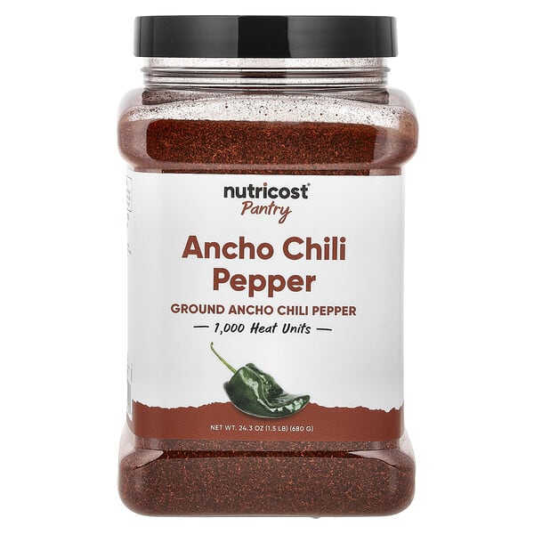 Nutricost, Pantry, Chile ancho, 680 g (24,3 oz)