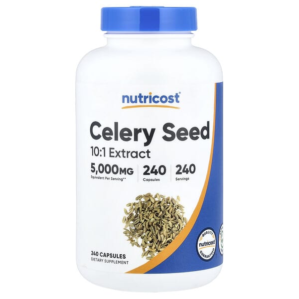 Celery Seed, 500 mg, 240 Capsules