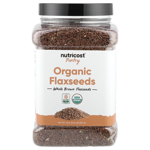Pantry, Organic Flaxseeds, 32.4 oz (907 g)