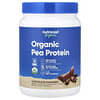 Nutricost, Organic Pea Protein, Chocolate, 1 lb (454 g)