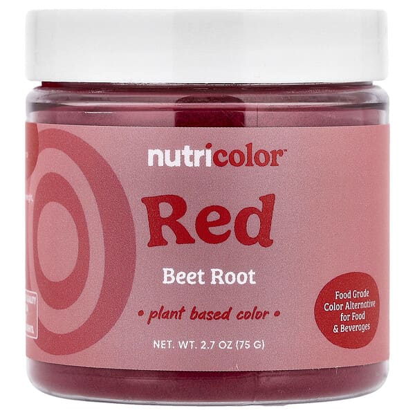 Nutricost, Nutricolor™ 레드 비트 뿌리, 75g(2.7oz)