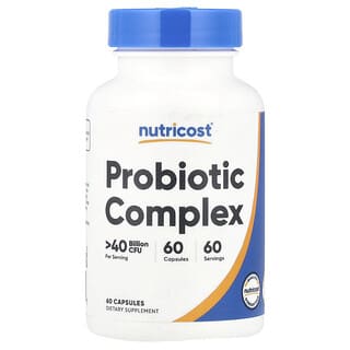 Nutricost, Probiotic Complex, Probiotika-Komplex, >40 Milliarden KBE, 60 Kapseln