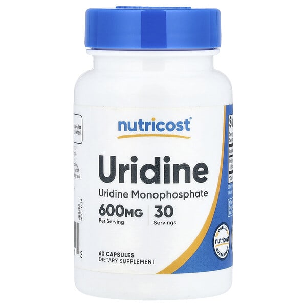 Uridine, 60 Capsules (300 mg per Capsule)