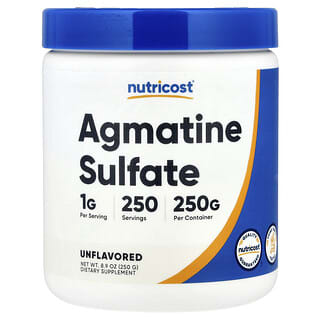Nutricost, Sulfato de Agmatina, Sem Sabor, 250 g (8,9 oz)