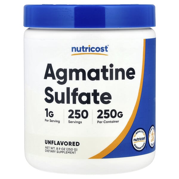 Agmatine Sulfate, Unflavored, 8.9 oz (250 g)
