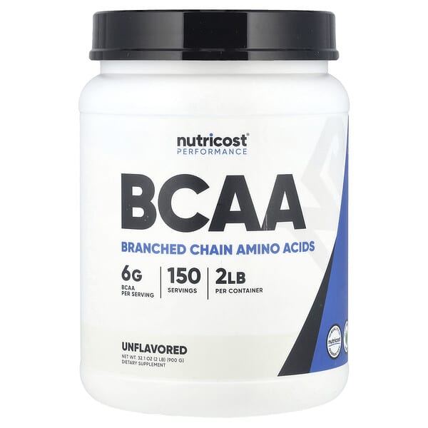 Performance, BCAA, Unflavored, 2 lb (900 g)