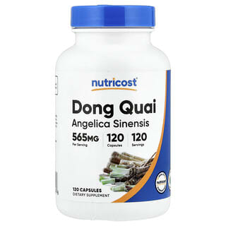 Nutricost, Dong Quai, 565 мг, 120 капсул