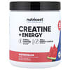 Nutricost, Prestatie, Creatine + Energie, Watermeloen, 252 g