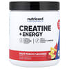 Nutricost, Prestatie, Creatine + Energie, Fruit Punch, 252 g
