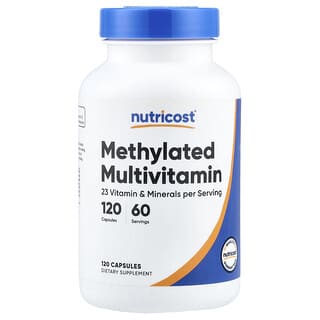 Nutricost, Methylated Multivitamin, 120 Capsules