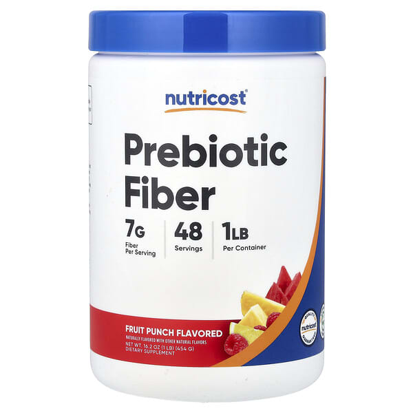 Prebiotic Fiber, Fruit Punch, 16.2 oz (454 g)