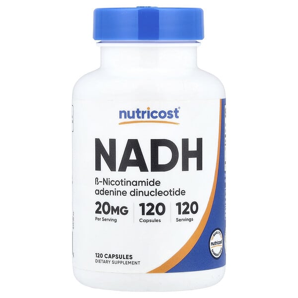 NADH, 20 mg, 120 Capsules