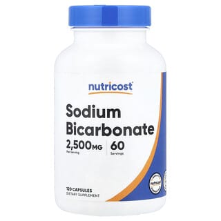 Nutricost, Sodium Bicarbonate, 120 Capsules