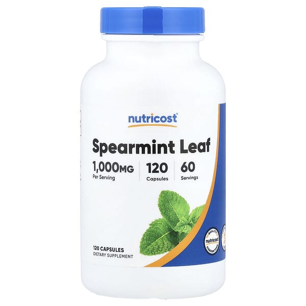 Spearmint Leaf, 120 Capsules (500 mg per Capsule)