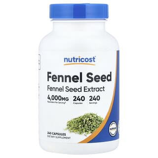 Nutricost, Fennel Seed, 240 Capsules (2,000 mg per Capsule)