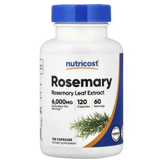 Nutricost, Rosemari, 120 Kapsul (150 mg per Kapsul)