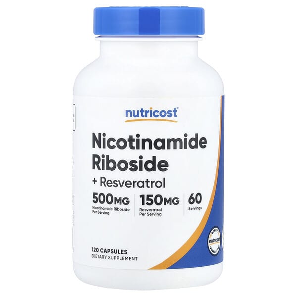 Nicotinamide Riboside + Resveratrol, 120 Capsules