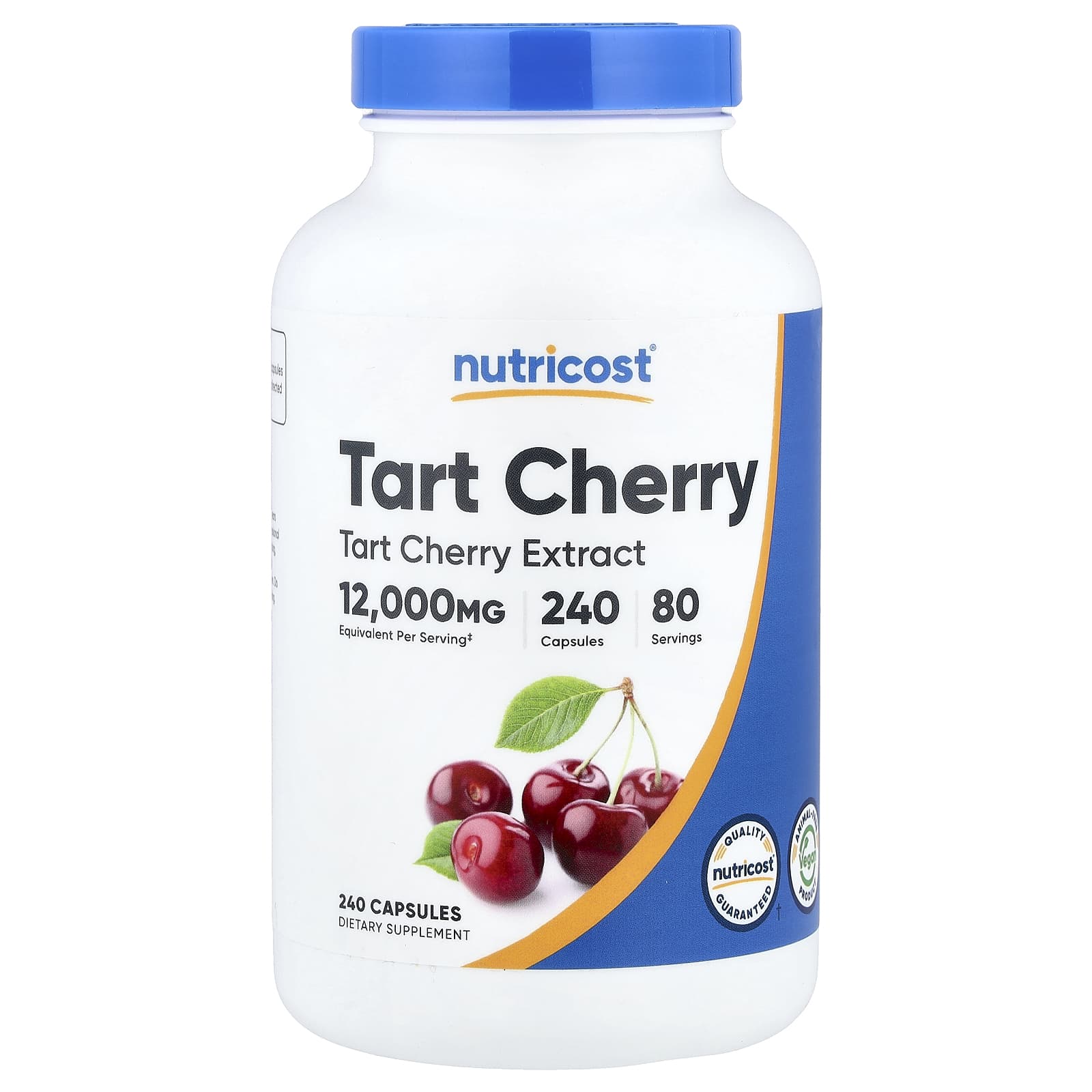 Nutricost, вишня, 240 капсул (400 мг в 1 капсуле)