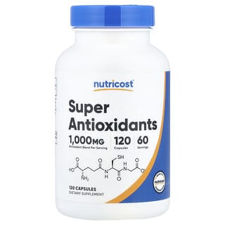 Nutricost, 슈퍼 항산화제, 캡슐 120정