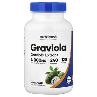 Nutricost, Graviola, 240 Kapsul (100 mg per Kapsul)
