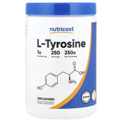 Nutricost, L-Tyrosine, Original, 8.9 oz (250 g)