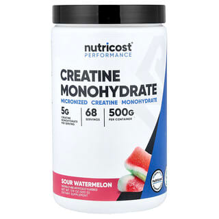 Nutricost, Performance, Creatine Monohydrate, Sour Watermelon, 17.9 oz (500 g)