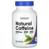 Caféine naturelle, 200 mg, 250 capsules