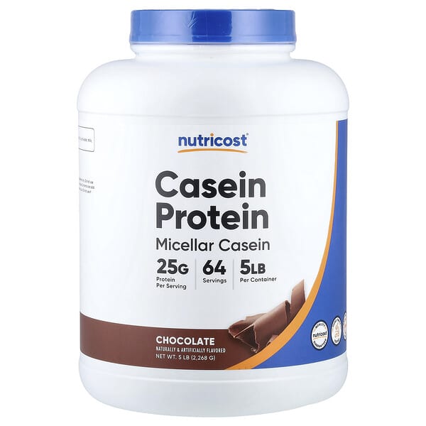 Casein Protein, Chocolate, 5 lb (2,268 g)