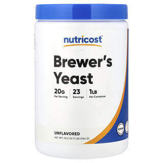 Nutricost, Brewer's Yeast, Unflavoured, 16 oz (454 g)
