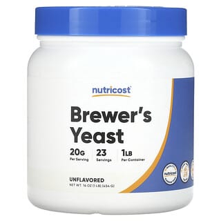 Nutricost, ビール酵母、無香料、454g（16オンス）