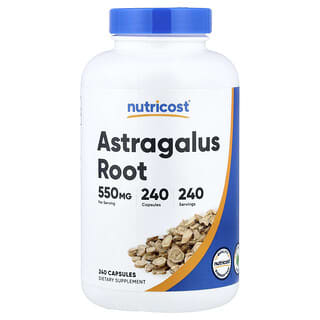 Nutricost, Raíz de astrágalo, 550 mg, 240 cápsulas