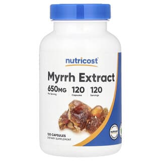 Nutricost, Extrait de myrrhe, 650 mg, 120 capsules