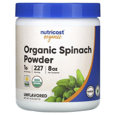 Nutricost, Organic Spinach Powder, Original, 8 oz (227 g)