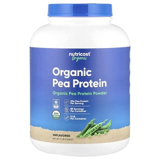 Nutricost, Bio-Erbsenprotein, geschmacksneutral, 2.268 g (5 lbs.)