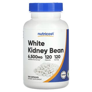 Nutricost, Frijoles blancos, 6500 mg, 120 cápsulas