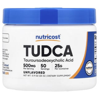 Nutricost, TUDCA, geschmacksneutral, 25 g (0,9 oz.)