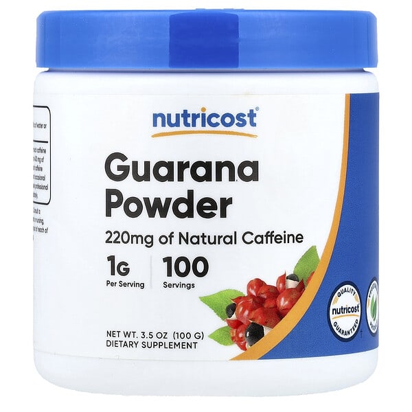 Nutricost, 과라나 분말, 100g(3.5oz)
