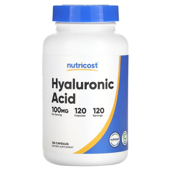 Nutricost‏, Hyaluronic Acid , 100 mg , 120 Capsules