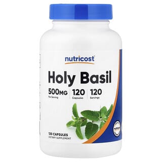 Nutricost, Heiliges Basilikum, 500 mg, 120 Kapseln